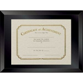 Beveled Glass Certificate/ Document Frame (10"x12"x1/4", For 7"x9" Sheet)